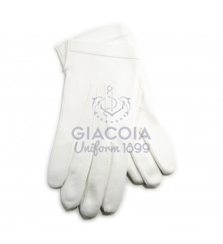 Guanti In Pelle Bianca