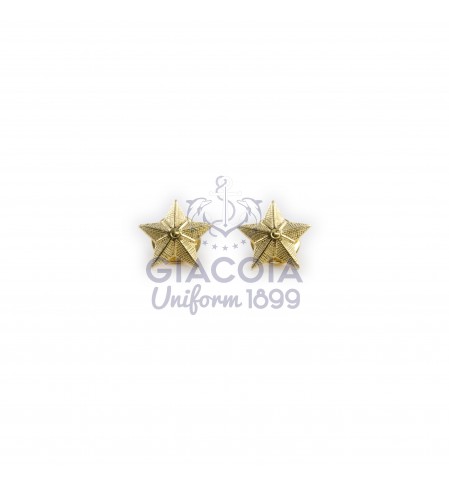 Stellette Metallo Oro A Clips (coppia)