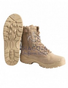 Anfibi Mil-tec Desert Con Side Zip