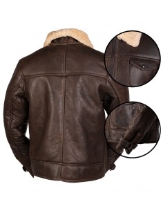 US NAVY A4 GIACCA IN PELLE 2
