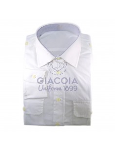 CAMICIA BIANCA M/C TASCHINI...