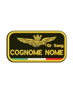Patch Nominativa Con Testo Personalizzato Pilota