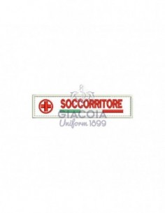 Patch Targhetta Soccorritore Croce Rossa Italiana
