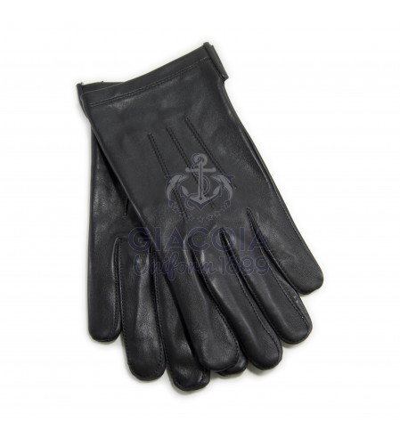 Guanti In Pelle Nera